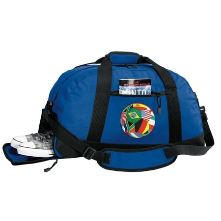 World Soccer Gym Bags World Cup Fan Duffle Bag WITH Cool SHOE