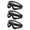 3Pcs 7.2x3.1 Inch Ski Goggles Snow Goggles Snowboard Goggles for Men Women - Motorcycle Goggles Dirt Bike Motocross Anti-UV Adjustable - Riding Offroad Protective for Outdoor