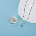 thumbnail image 4 of AOBOCO Cremation Jewelry 925 Sterling Silver Heart Urn Necklace for Ashes, Cremation Keepsake Necklace Embellished with Austrian Crystal, Women Memorial Jewelry, 4 of 8