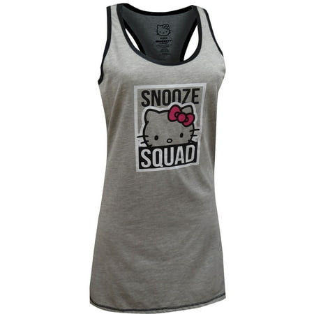 Hello Kitty Nightgown - Hello Kitty Snooze Squad Tank Style Nightgown