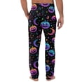 thumbnail image 4 of Domuza Mens Halloween Pajamas Casual Elastic Waist Drawstring Funny Novelty Graphics Home Trousers Relaxed Fit Cute Wide Leg Lounge Sleepwear 3XL, 4 of 4