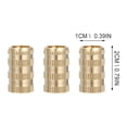 thumbnail image 3 of 10pcs Female Thread Brass Knurled Threaded Insert Embedment Nuts for 3D Printer, 3 of 8
