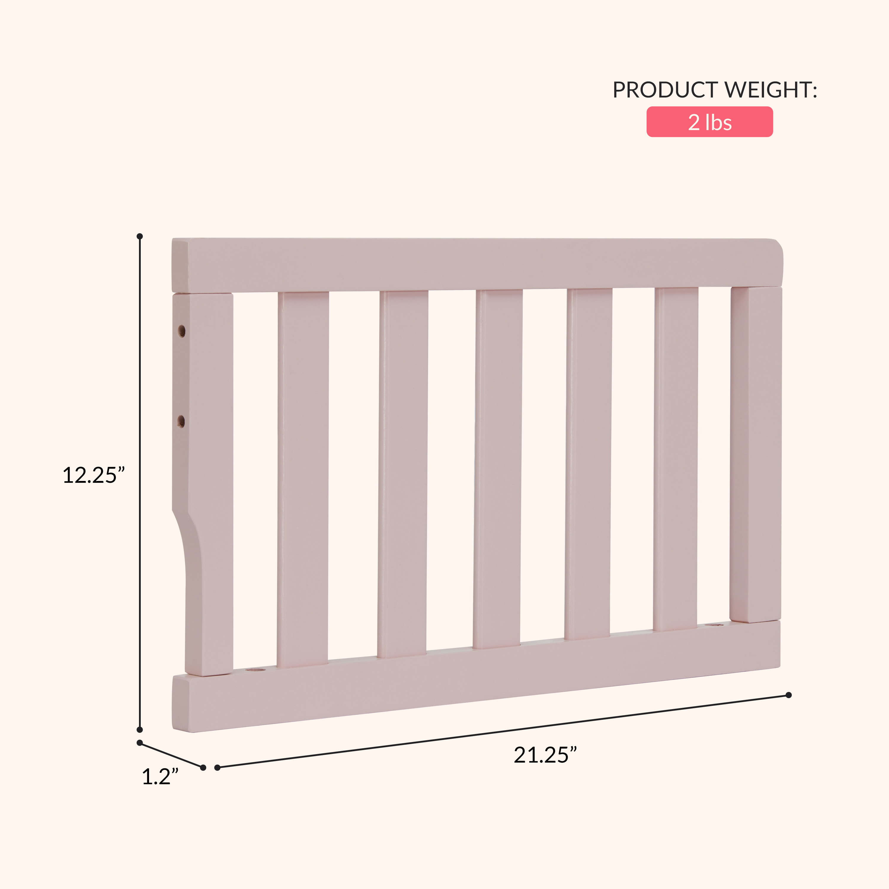 Universal Convertible Crib Toddler Guard Rail