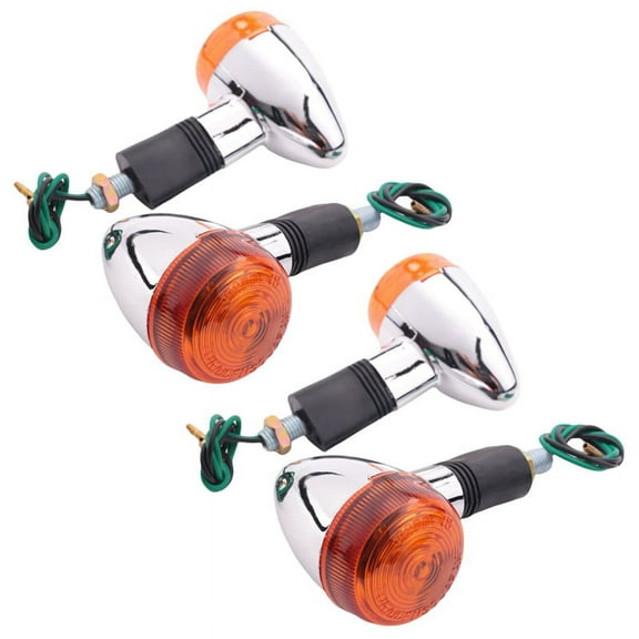 Motorcycle Turn Signals -Front Rear Lights for Motorcycle Street Standard (4Pcs)