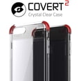 thumbnail image 3 of iPhone 8 Plus Clear Case for Apple iPhone 7 Plus Ghostek Covert (Red), 3 of 7