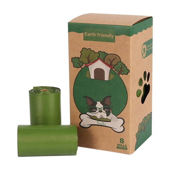 Biodegradable Dog Poop Bags Rolls Scented,Leak Proof and Extra Thick Waste Bag Refill,Poop Bags for Dogs,Guaranteed Leak Proof and Extra Thick Waste Bag Refill Rolls(9"×13",8 Volumes#A)