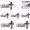 6Pcs, variant on BARMOTU Blessed Jesus Edition Cross Emblem Metal Badge, 3D Raised Letter Chrome Christian Car Emblem with American Flag Design, Heavy Duty Metal Cross Badge for SUV RV Truck