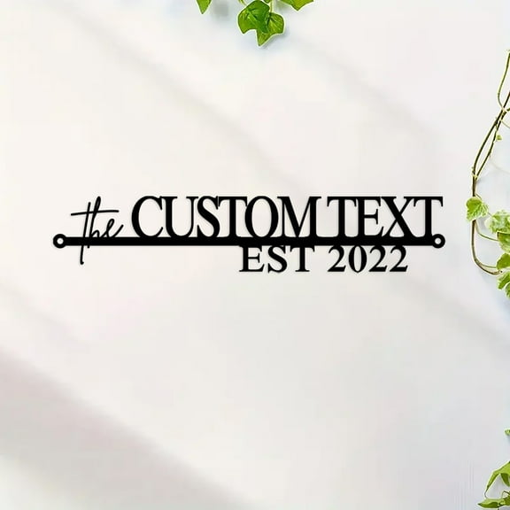 Personalized Family Name Metal Sign, Last Name Plaque, Custom Name Sign, Metal Address sign, Metal Family Sign, wedding