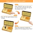thumbnail image 4 of Digital Pocket Scale, Jewelry Scale 200g 0.01g, Mini High Precision Scale with LCD/Tare, 6 Modes Jewelry Scale, Electronic Smart Scale for Jewelry,Diamond, Arrows and Powders, 4 of 9