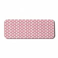 thumbnail image 1 of Fruits Computer Mouse Pad, Girls Kids Design Pattern Pinkish Fruit in Doodle Style, Rectangle Non-Slip Rubber Mousepad Large, 31" x 12" Gaming Size, Dark Coral Pale Pink, by Ambesonne, 1 of 2
