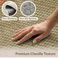 thumbnail image 6 of ODIKA 8'x10' Washable Area Rug Non-Slip Chair-Friendly Mat Vintage Abstract Olive Geometric Mosaic With Earth Tone Diamond Accents for Dining Room, Large Office, Lounge, 6 of 7