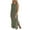 Army Green, variant on Summer Maxi Dress for Women 2026 Sleeveless Crew Neck Slit Linen Long Dress Casual Solid Color Vacation Beach Sun Dress