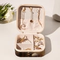 thumbnail image 6 of Eid Al Fitr Travel Portable Square Jewelry Display Case: Storage Solution for Rings, Earrings, Necklaces, Bracelets, and More! Ideal for Girls and Women: Jewelry Stand, Display, and Box in One, 6 of 6