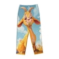 thumbnail image 6 of Fotbe Happy Goat In Meadow Women's Pajama Pants,Sleepwear Pants,Pj Bottoms Drawstring And Pockets-X-Large, 6 of 7