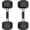 12.5 lb, Pair, variant on ROALW 12 LB Hex Dumbbells (Pair), Odorless Rubber Coated Free Weights for Home Gym & Strength Training