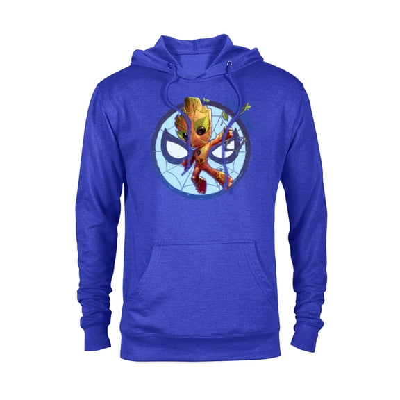 Marvel 85th Anniversary I Am Groot Spider-Man Impression - Pullover Hoodie for Adults - Customized-Royal