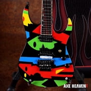 AXE HEAVEN John Petrucci Color Picasso Miniature Guitar with Stand, 10 Inch