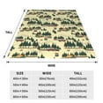 thumbnail image 3 of Honeii Camping Caravan 1 Print Fleece Blanket - Throw Blanket for Bed, Sofa, Couch, Camping, and Travel , Microplush Ultra Soft Warm Blanket-60"x50", 3 of 7