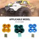 thumbnail image 4 of Adaptador de cubo hexagonal de rueda Vogacara para coche de control remoto 1/10 negro, 4 of 6