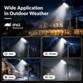 thumbnail image 6 of AIKVSXER 3 Pack LED Parking Lot Light 240W 60000 Lumen 6000K Daylight White Dusk to Dawn Photocell Outdoor Commercial, 6 of 9