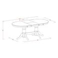 thumbnail image 5 of 5 PC Dining set Table with Leaf and 4 Chairs for Dining, 5 of 6