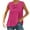 Hot Pink, variant on fheaev Summer Savings Clearance Summer Tank Top for Womens 2025 Going Out Tops!Womens Sleeveless Casual Tie Front Crewneck Pleated Shirts Summer Loose Flowy Shirt Blouse