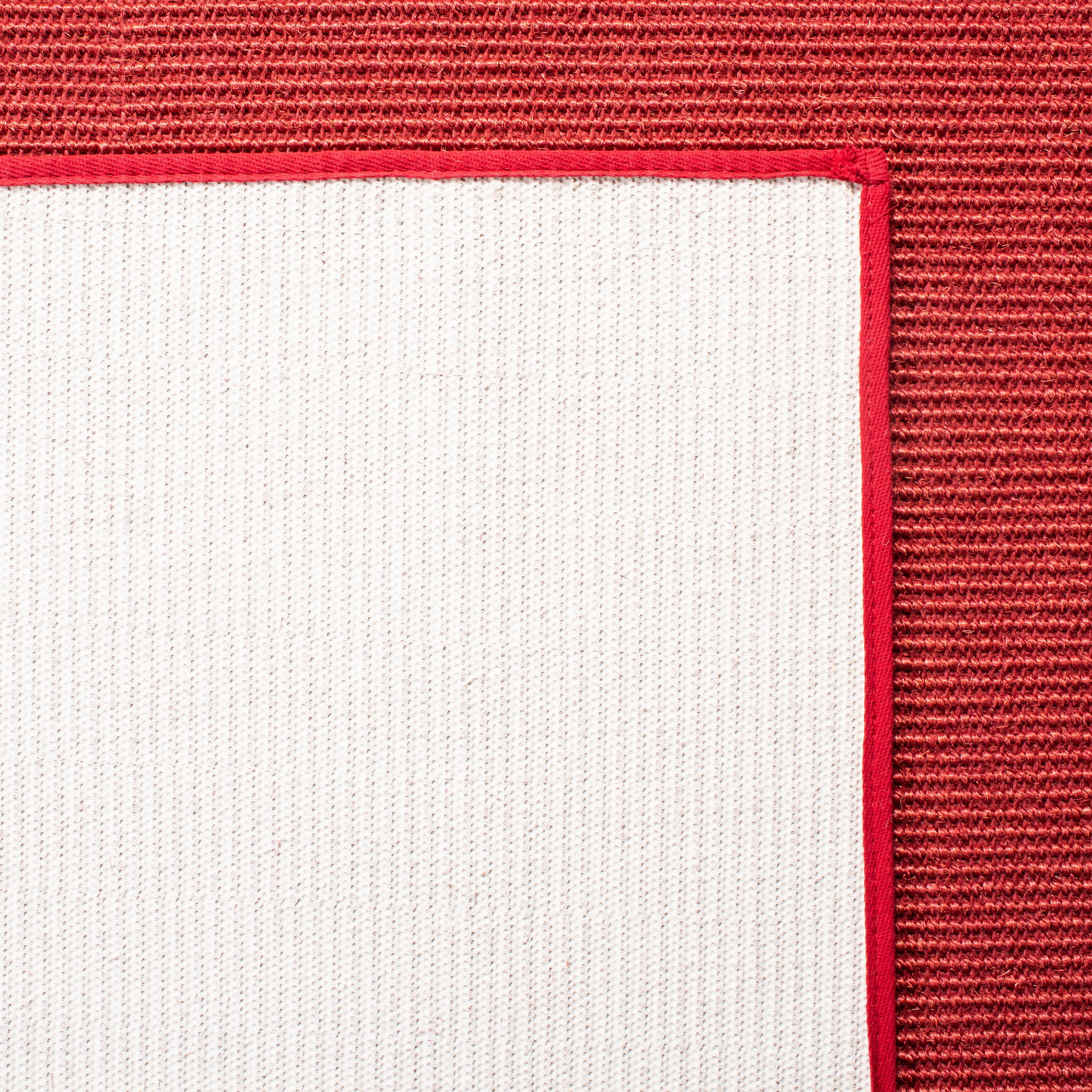 SAFAVIEH Martha Stewart Maximillian Solid Area Rug, Red, 6' x 9'