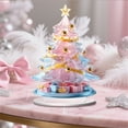 thumbnail image 5 of 7.9"x5.4" Christmas Tabletop Decorations - Festive Home Accents - Acrylic Tree Ornaments - Seasonal Party Decorative Pieces - Merry Christmas Themed Display Items, 5 of 9
