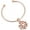 Rose Gold, variant on Hollow Lotus Flower Cremation Jewelry Cremation Bracelet for Ashes Urn Cremation Bangle for Ashes
