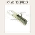 thumbnail image 2 of WALLI CASES for iPhone 12 Pro Max Case Aesthetic Wallet Phone Case Card Holder, Securely Holds up to 2 Cards - Cute, Trendy Phone Cover for Women, fits iPhone 12 Pro Max, w/ Kickstand & Finger Strap, 2 of 7