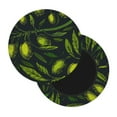 thumbnail image 2 of Bingfone13 Inch Padded Round Bar Stool Cover Cushion With Elastic Fabric Round Chair Seat - Green Branch Olive, 2 of 7
