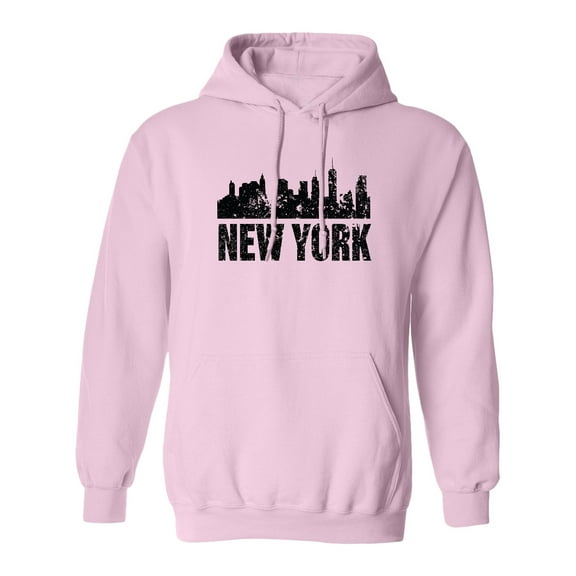 Inktastic New York Skyline Grunge Adult Hoodie Sweatshirt