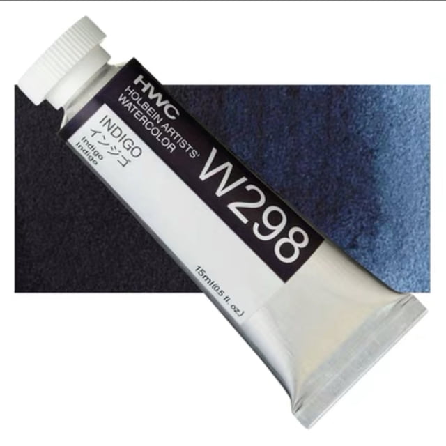 Holbein Acuarelas Profesionales para Artistas, Tubo de 15ml, Ideal para Pintores, Aficionados, Principiantes y Estudiantes, A-W298