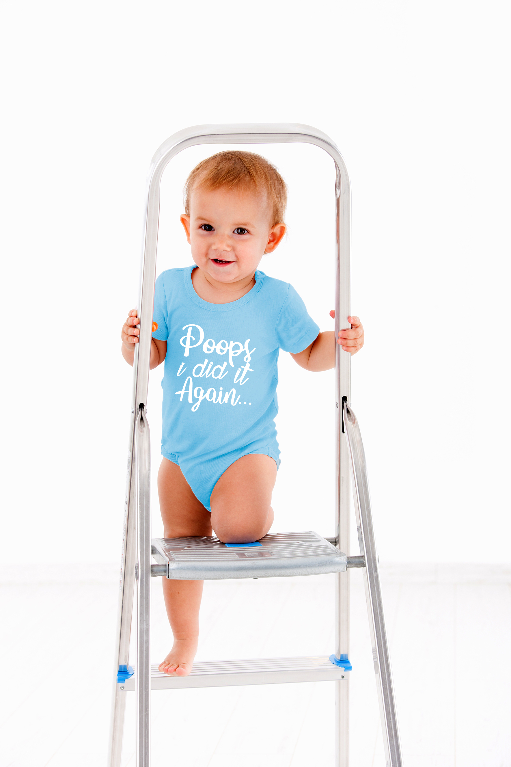 Poops, I Did It Again - Funny Parody Song, Oh Baby, Baby - Cute One-Piece Infant Baby Bodysuit - image 3 of 4