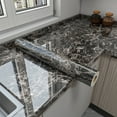 thumbnail image 1 of EASTIN Marble Peel & Stick Premium Wallpaper - Waterproof PVC Self-Adhesive Vinyl  Contemporary Marble Pattern with Realistic Veining for Kitchen Backsplash  Bathroom  Countertop & Furnit, 1 of 7
