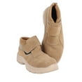 thumbnail image 3 of Zapatos de seguridad para hombre, resistentes al fuego y al calor, con suela sólida, aislamiento y protección para todas las estaciones, talla 42, color caqui, talla 05., 3 of 14