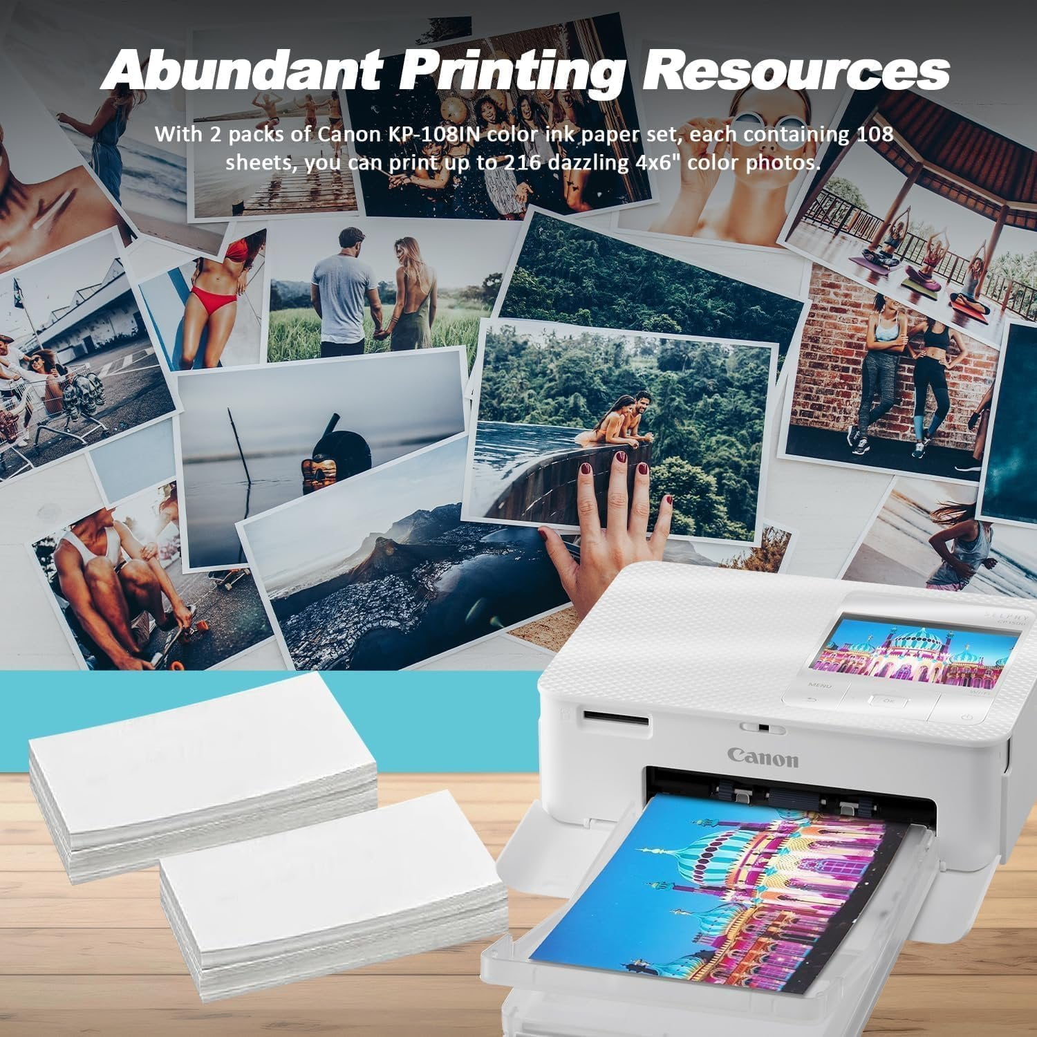 Amazon.com: Canon SELPHY CP1500 Compact Photo Printer White