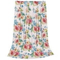 thumbnail image 2 of Honeii Rose Flowers Print Fleece Blanket - Throw Blanket for Bed, Sofa, Couch, Camping, and Travel , Microplush Ultra Soft Warm Blanket-80"x60", 2 of 7