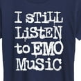 thumbnail image 3 of Instant Message - I Still Listen To Emo Music  - Women's Short Sleeve Graphic T-Shirt, 3 of 6
