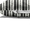 thumbnail image 4 of Abstract Pet Bed, Grunge Pattern Image of Horizontal Stripes and Repeated Dots, Chew Resistant Pad for Dogs and Cats Cushion with Removable Cover, 24" x 39", Off White and Charcoal Grey, by Ambesonne, 4 of 4