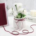 thumbnail image 3 of 44 Yards Rick Rack Trim for Sewing RIC Rac 1/8 inch Rickrack Lace Wave Ribbon Zig Zag Dark Red Wave Bending Fringe Lace Trim S Shaped Woven Fabric for DIY Crafts Wedding Dress, 3 of 9