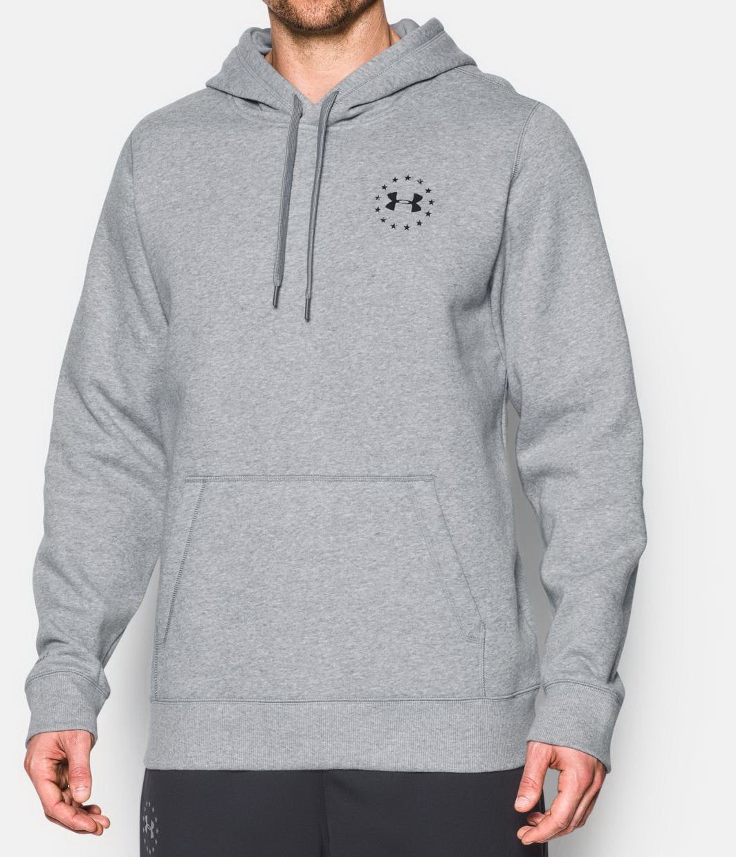 men's ua freedom flag rival hoodie