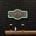 thumbnail image 3 of Northlight LED Welcome to the Man Cave Neon Lighted Wall Sign - 17", 3 of 6