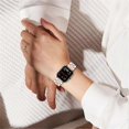 thumbnail image 5 of Compatible For Pebble Time Round/Pebble 2 Smart Watch Replacement Strap Stylish Stainless Steel + Resin Wrist Band MultiColor, 5 of 5