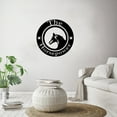 thumbnail image 3 of The Horsepower Logo Icon Equestrian Quote Jumper Horse Jumping Horse Quotes Saying Wall Art Sticker Designs Vinyl Stickers For Home House Walls Rooms Window Bedroom Decoration Size (30x30 inch), 3 of 3