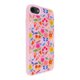 thumbnail image 1 of Funda de Diseño Doble Capa con Vidrio 9D para iPhone 7 / 8 Flores con fondo rosa Selicell Funda de diseño doble capa, 1 of 2
