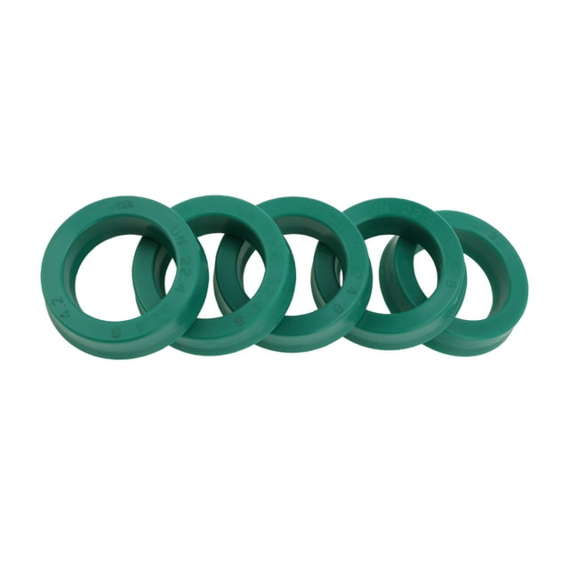 Anillo de Sello de Aceite Universal Labio UN de Unique Bargains Sello de Eje Rotativo 22.4x32.4x8mm Alta Presión TPU Verde 5 Pcs