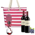thumbnail image 1 of Sac à Vin de Plage en Toile avec Distributeur Caché Compartiment Isolé, 1 of 3