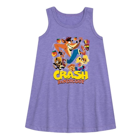 

Crash Bandicoot - TNT Crash - Toddler and Youth Girls A-line Dress