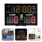 Sufanic Basketball Digital Scoreboard with Remote,Battery Powered Portable Tabletop Electronic Scoreboard with 90DB Buzzer for Basketball Soccer Tennis